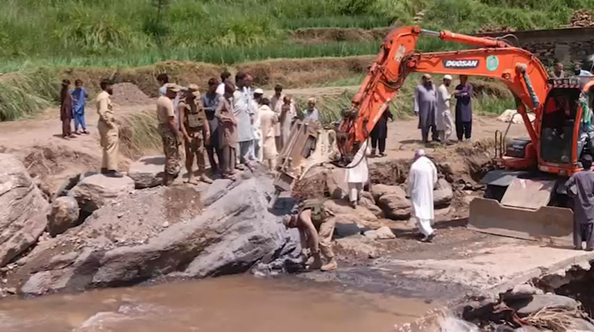 خیبرپختونخوا کے سیلاب زدہ علاقوں میں پاک فوج کا امدادی آپریشن جاری