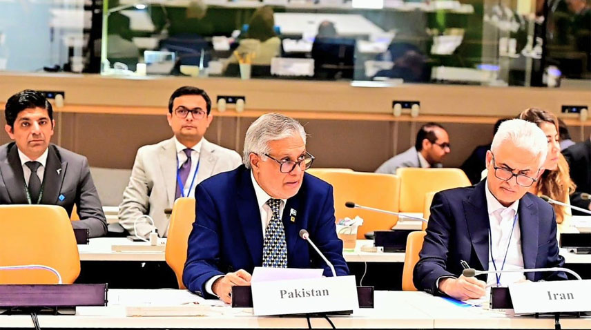 افغانستان میں پائیدار امن کے لیے او آئی سی ماہرین کا ورکنگ گروپ تشکیل دینے کی تجویز، اسحاق ڈار کا خطاب