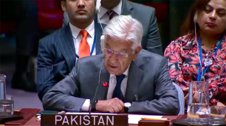 مصنوعی ذہانت کی حکمرانی اقوامِ متحدہ کے نظام کی قانونی حیثیت سے مشروط ہونی چاہیے: خواجہ آصف