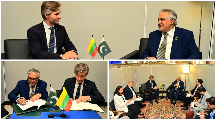 پاکستان اور لیتھوانیا کے درمیان ڈیجیٹل معیشت اور تعلیم سمیت نئے شعبوں میں تعاون پر اتفاق