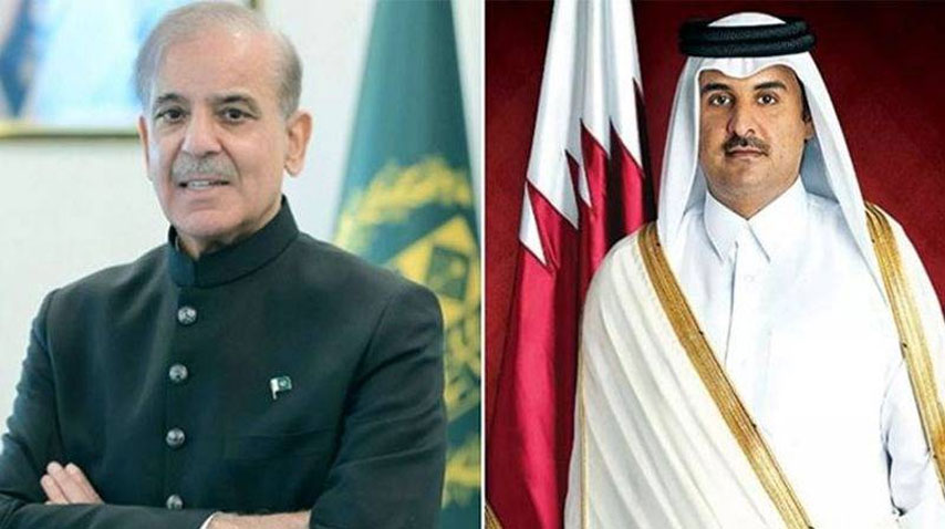 وزیراعظم شہباز شریف کا امیرِ قطر سےٹیلی فونک رابطہ ، دوحہ پر اسرائیلی بمباری کی شدید مذمت