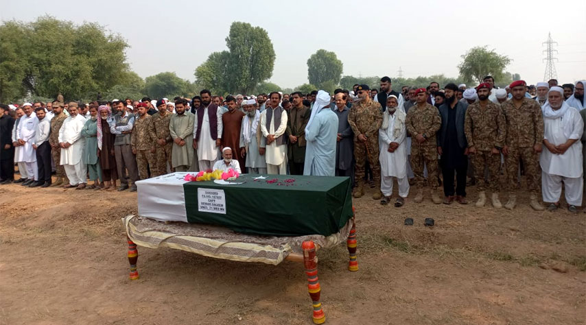 شہید کیپٹن ڈاکٹر نعمان سلیم کی نمازِ جنازہ عیسیٰ خیل میں ادا