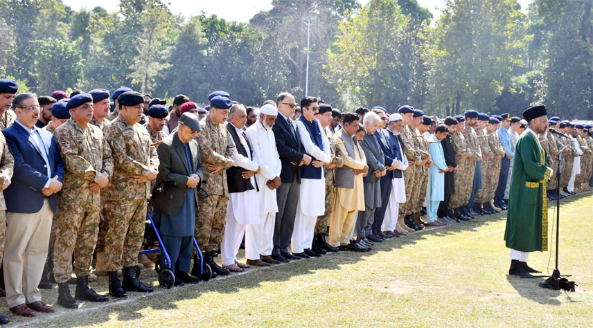 12 شہداء کی نمازِ جنازہ چکلالہ گیریژن راولپنڈی میں ادا کر دی گئی