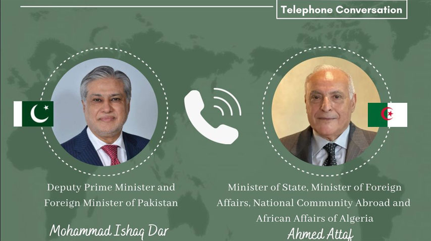 پاکستان اور الجزائر کا دوطرفہ تعاون مزید مضبوط بنانے کے عزم کا اعادہ