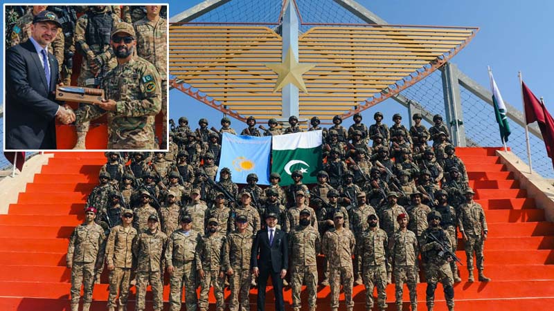 پاکستان اور قازقستان کی مشترکہ انسدادِ دہشت گردی مشق “دوستارِم–V” چرات میں اختتام پذیر