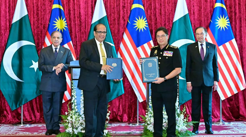 پاکستان کے نیب اور ملائیشیا کی اینٹی کرپشن کمیشن کے درمیان مفاہمتی یادداشت پر دستخط