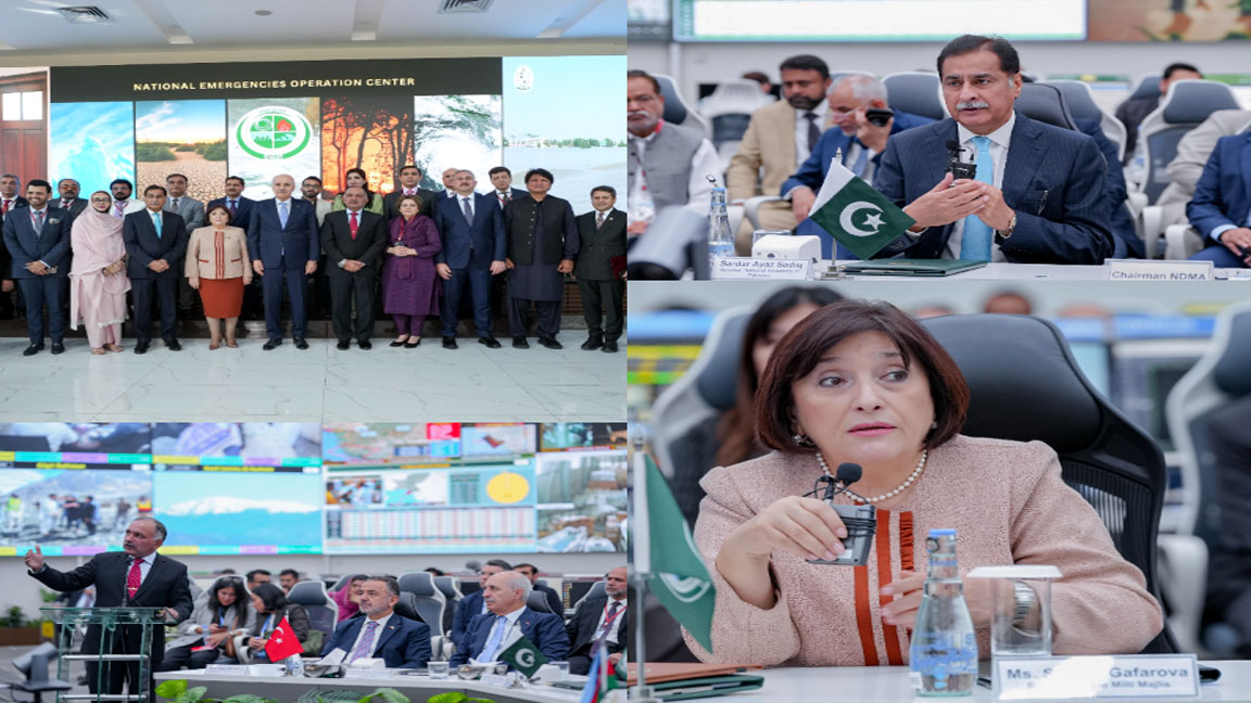ترکیہ اور آذربائیجان کے پارلیمانی وفود کا این ڈی ایم اے کے نیشنل ایمرجنسی آپریشن سینٹر کا دورہ