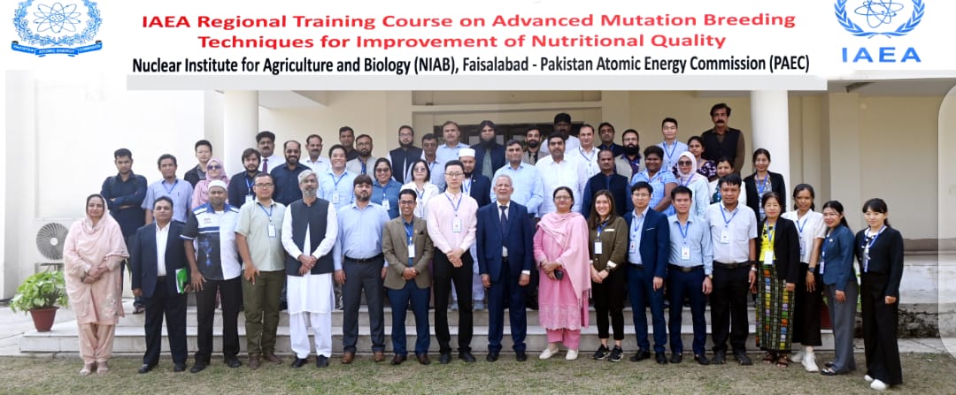 نیاب (NIAB) میں IAEA کا علاقائی تربیتی کورس کی اختتامی تقریب