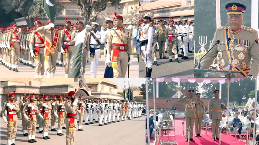 جنرل ساحر شمشاد مرزا کے اعزاز میں جوائنٹ اسٹاف ہیڈکوارٹرز میں الوداعی تقریب