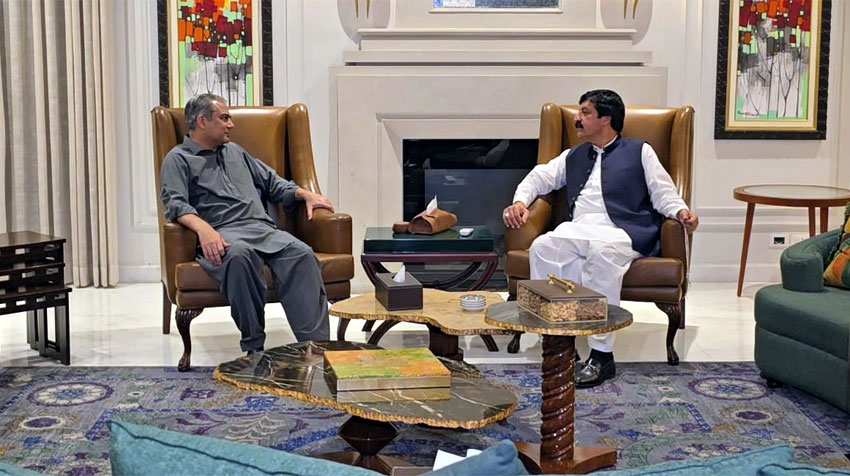 وزیر داخلہ اور گورنر پنجاب نے سیاسی صورتحال پر تبادلہ خیال کیا