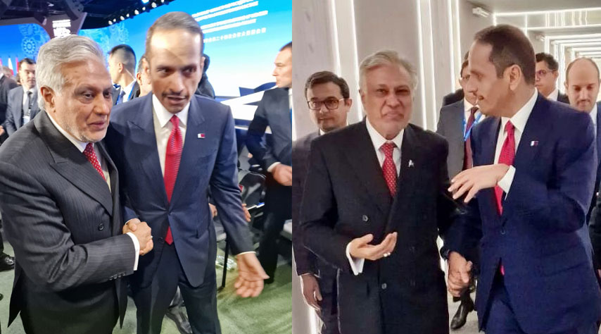 پاکستان اور قطر کے درمیان دو طرفہ تعلقات پر تبادلۂ خیال