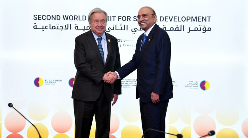 اقوام متحدہ کے سربراہ کا امن مشنز میں پاکستان کے کردار کا اعتراف