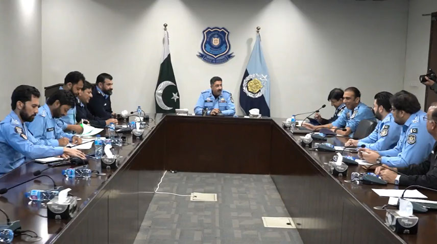 آئی جی اسلام آباد پولیس کی عوام کی حفاظت کیلئے زیادہ سے زیادہ اقدامات کی ہدایت