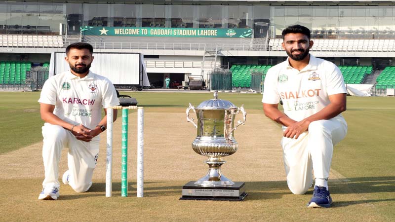 قائد اعظم ٹرافی کا فائنل کل سے کراچی بلیوز اور سیالکوٹ کے درمیان کھیلا جائیگا