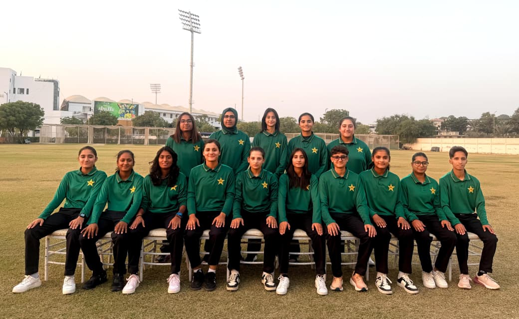 پاکستان ویمنز انڈر 19 ٹیم کا 15 رکنی سکواڈ بنگلہ دیش روانہ