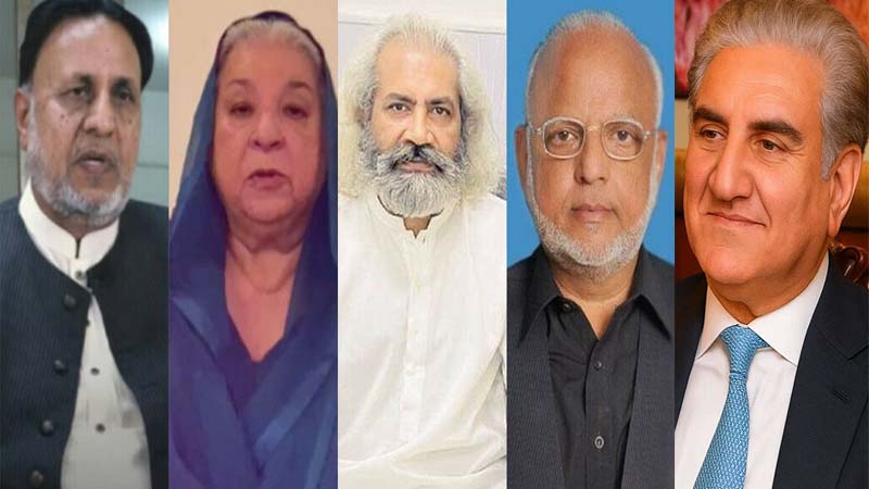 9 مئی کا مقدمہ، شاہ محمود قریشی بری، یاسمین راشد، عمر سرفراز چیمہ، میاں محمود الرشید اور اعجاز چوہدری کو 10، 10 سال قید کی سزا