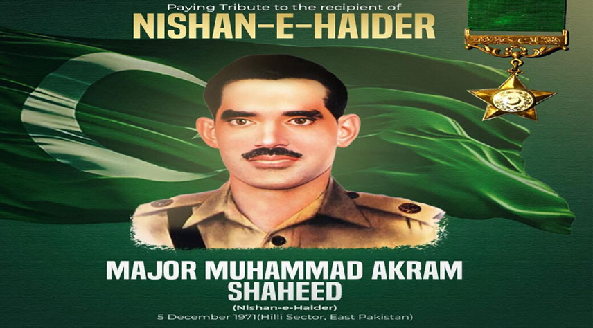 میجر محمد اکرم شہید نشان حیدر کا آج چون واں یوم شہادت منایا گیا