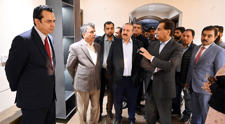 اسپیکر قومی اسمبلی کا پارلیمنٹ لاجز کا دورہ