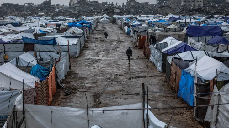 طوفان بائرن نے غزہ کی پٹی کو اپنی لپیٹ میں لے لیا ، 14 افراد جاں بحق