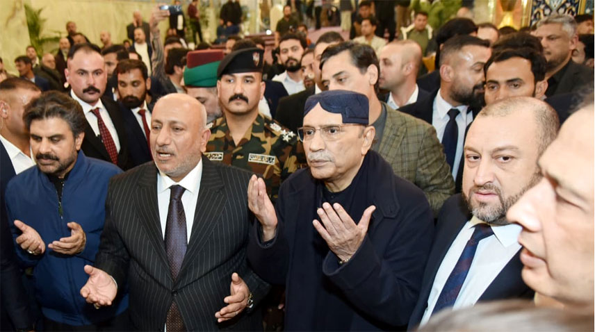 صدرآصف علی زرداری کی کربلا میں مقامات مقدسہ پرحاضری