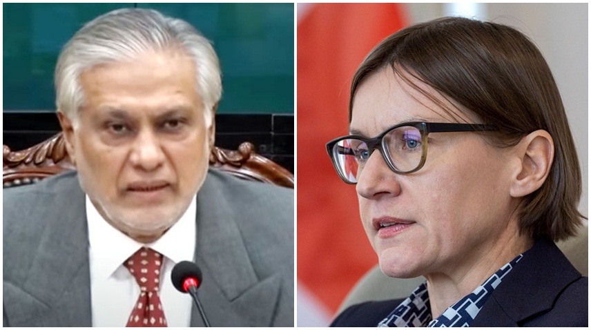 نائب وزیراعظم اسحاق ڈار اور صدر آئی سی آر سی کے درمیان اہم ملاقات