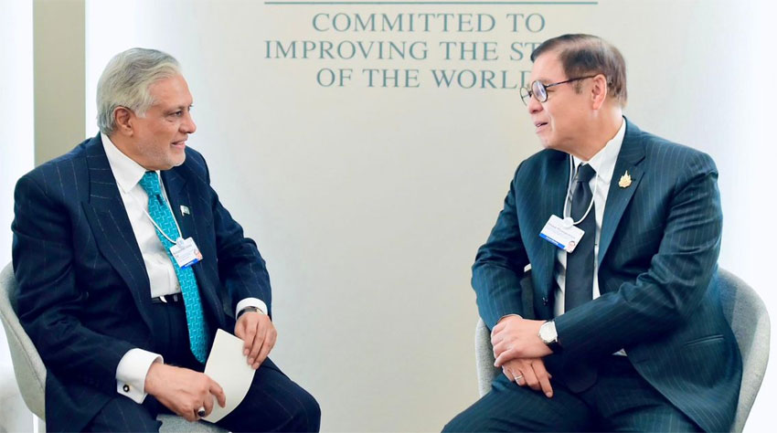 پاکستان اور تھائی لینڈ کا مختلف شعبوں میں تعاون بڑھانے کے عزم کا اعادہ