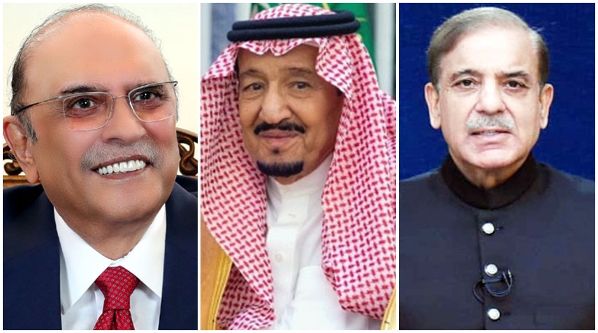 صدر اور وزیرِاعظم کی خادمِ حرمین شریفین شاہ سلمان بن عبدالعزیز کی صحت کے لیے نیک تمنائیں