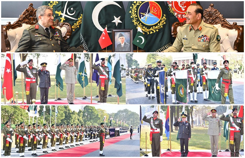 چیف آف ڈیفنس فورسز اور ترکیہ کے چیف آف جنرل سٹاف کی ملاقات،علاقائی اور عالمی سلامتی کی صورتحال پر تبادلہ خیال