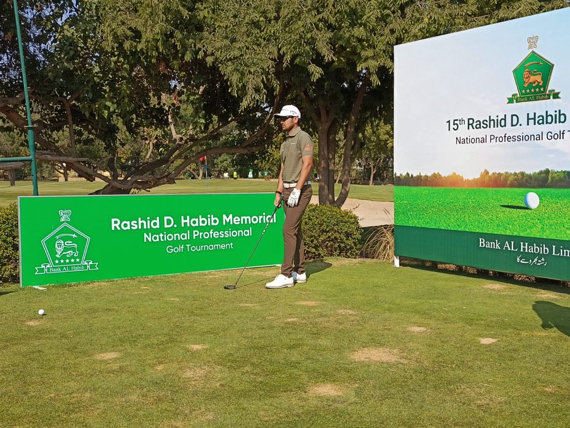 رشید ڈی۔ حبیب گالف ٹورنامنٹ کا دوسرا راؤنڈ: منہاج وڑائچ کی شاندار برتری، احمد بیگ اور حمزہ تیمور قریب ترین حریف