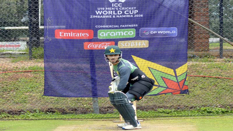 انڈر 19 کرکٹ ورلڈ کپ: پاکستان ٹیم کی ہرارے میں بھرپور تیاری، پیر کو سکاٹ لینڈ سے مقابلہ