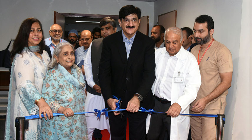 وزیرِاعلیٰ سندھ نے کراچی کے کڈنی سینٹر میں نیا انتہائی نگہداشت یونٹ افتتاح کردیا