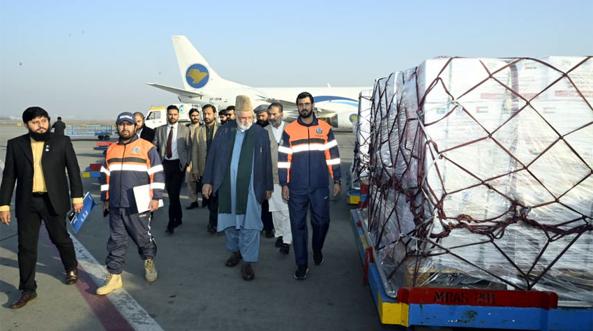 این ڈی ایم اے نے فلسطین کیلئے مزید امدادی سامان روانہ کردیا