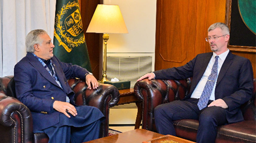 روسی سفیر کی نائب وزیراعظم سے ملاقات، اسلام آباد میں دہشتگردی کی مذمت