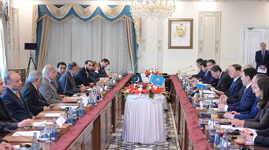 پاکستان اور قازقستان کا مختلف شعبوں میں دوطرفہ تعاون کو وسعت دینے کے مشترکہ عزم کا اعادہ