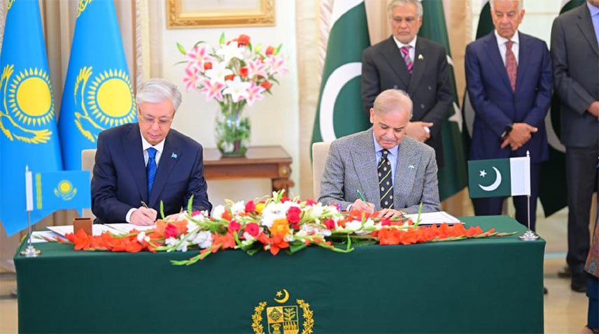 پاکستان اور قازقستان کا باہمی فائدے کے لیے سٹریٹجک شراکت داری قائم کرنے کا فیصلہ