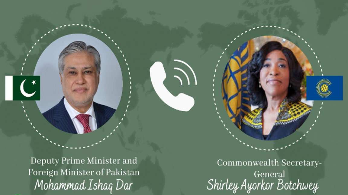 نائب وزیرِ اعظم اسحاق ڈار کا دولتِ مشترکہ میں پاکستان کے کردار پر زور