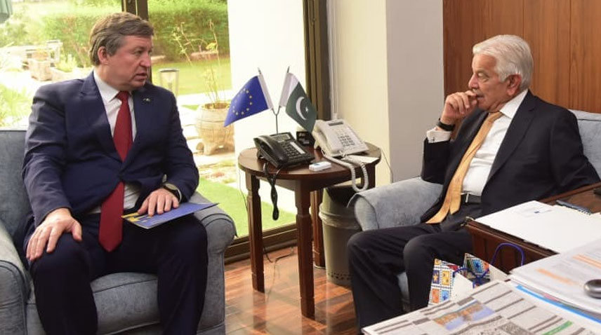پاکستان اور یورپی یونین کا مختلف شعبوں میں تعاون کو مزید وسعت دینے پر اتفاق