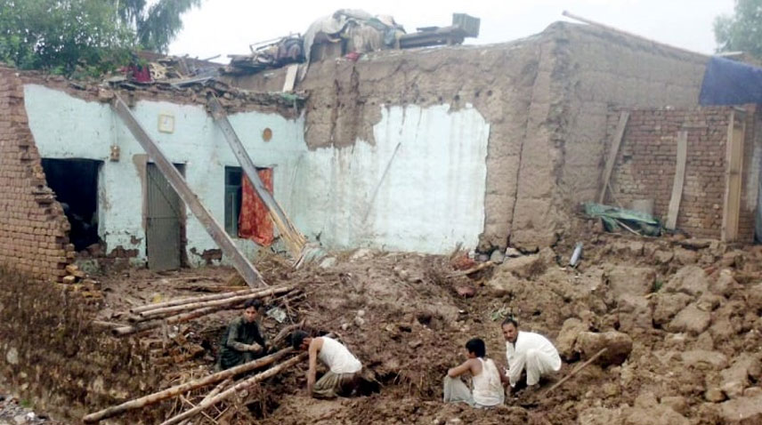 خیبرپختونخوا،بارش سے مکانات کو نقصانات پہنچنے کے واقعات میں 17 افراد جاں بحق