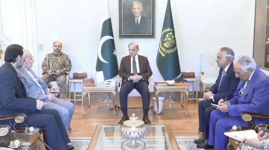 وزیراعظم شہباز شریف سے ایران کے سفیر کی ملاقات، امن کوششوں پر تبادلہ خیال