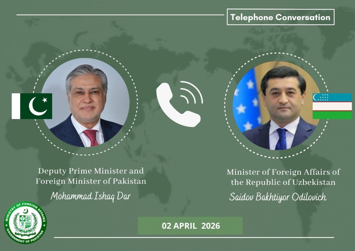 ازبکستان کا مشرق وسطیٰ میں امن کیلئے پاک، چین پانچ نکاتی اقدام کی حمایت کا اظہار