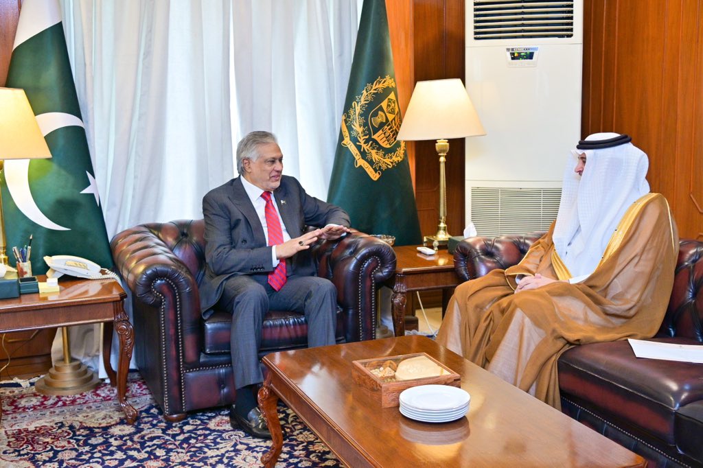نائب وزیراعظم ، سعودی سفیر کا دوطرفہ تعاون مضبوط بنانے کا عزم